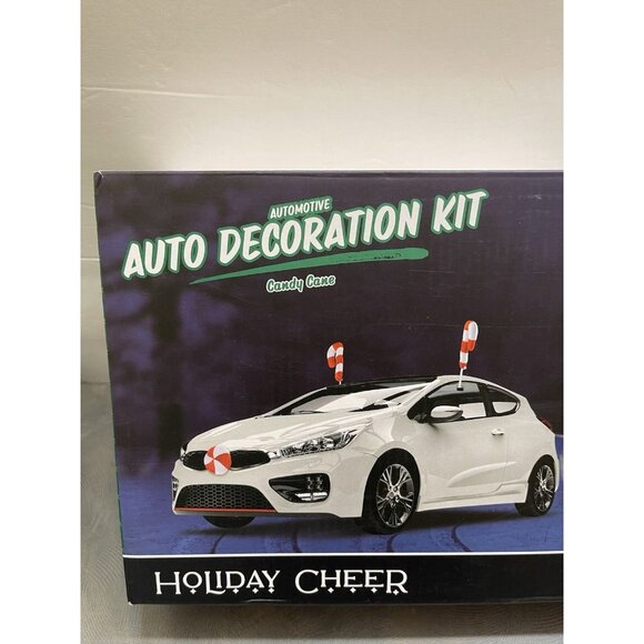 Automotive Decoration Kit Nifty Holiday Cheer Candy Canes for Festive Car Decor - Picture 4 of 7